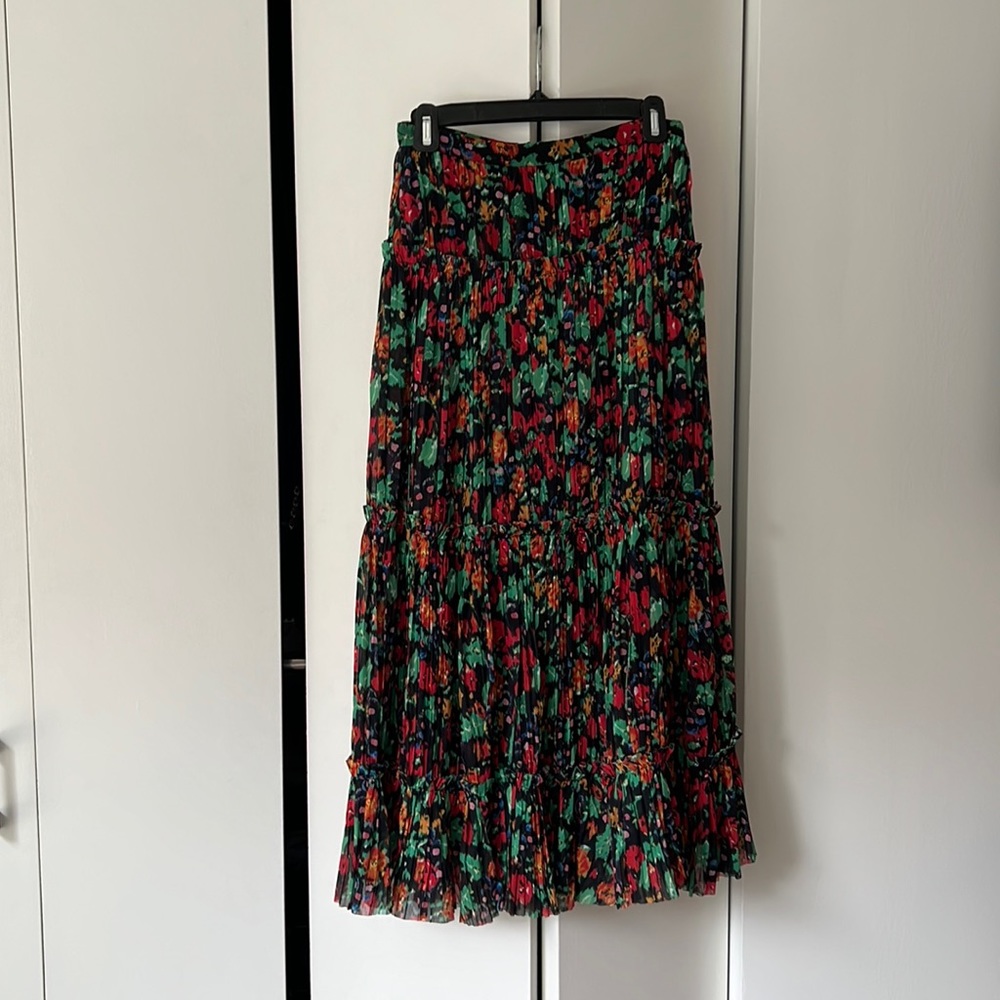 Saloni tiered skirt